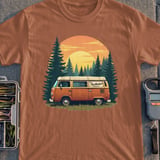 Overthinkers Camping Club Vintage Design Tee thumbnail 3