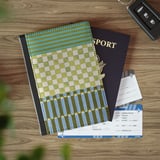 Abstract Stripe and Check Passport Cover thumbnail 4