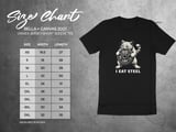 I Eat Steel absurd brain rot Gym Cat Tee thumbnail 8