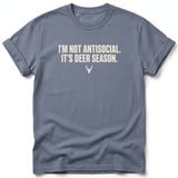 Not Antisocial Deer Season Tee thumbnail 2