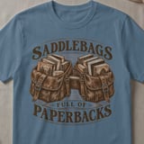 Saddlebags Full of Paperbacks Tee thumbnail 3