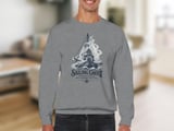 Sailing Ghost Crewneck Sweatshirts Vintage Maritime Sailor Boat Fair Wind Foul Omen Graphic Print thumbnail 15