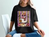 Cute Retro Ghost Halloween Sweatshirt, Trendy Spooky Season Hoodie, Fall Ghost Heart Glasses T-Shirt Gift for Her thumbnail 2