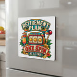 Retirement Plan Slot Machine Magnet thumbnail 8
