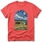Gogh Big Sky ~ Comfort Colors Premium Tee thumbnail 4