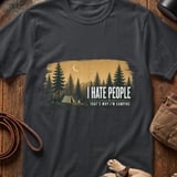 I Hate People Camping Tee thumbnail 1
