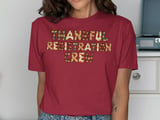 Thankful Registration Crew Graphic Tee thumbnail 12