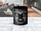 Creepy Old Man Face Mug Wrap, Scary Smile Sublimation Design, Horror Digital Download, Spooky Halloween PNG Graphic thumbnail 4