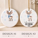 Baby Deer First Christmas Digital Ornament thumbnail 2