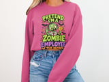 Pretend I'm A Zombie Employee Tee thumbnail 12