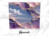 20 oz Tumbler Wrap, Amethyst Sky, Sublimation, Digital Design, Straight Tapered Wrap png, Tumbler Design, Instant Download, Tumbler Digital thumbnail 4