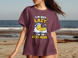 Not Lazy In Rest Mode Tee thumbnail 3