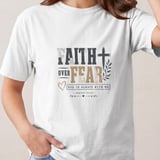 Faith Over Fear Shirt, Isaiah 41:10 Christian T-Shirt, Religious Bible Verse Tee, Inspirational Gift Sweatshirt thumbnail 7