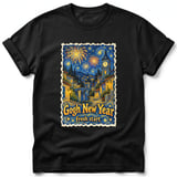Gogh New Year ~ Comfort Colors Premium Tee thumbnail 1