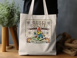 Geiger Counter Garden Gnomes Tote Bag thumbnail 3