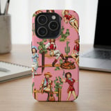 Retro Cowgirl Vintage Pinup MagSafe® Phone Case thumbnail 2