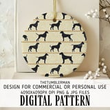 Abstract Canine Silhouettes Digital Design Size Bundle Png thumbnail 3