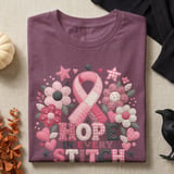 Faux Patchwork Hope In Every Stitch Tee thumbnail 13