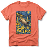 Gogh With the Flow ~ Comfort Colors Premium Tee thumbnail 4