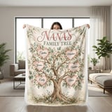 Nana's Family Tree Blanket thumbnail 6