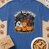 Happy Halloweiner Dachshund Crew T-Shirt thumbnail 3