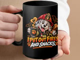 I Put Out Fires And Snacks Mug thumbnail 15
