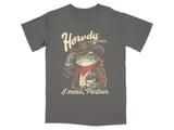 Howdy Pardner Frog Cowboy T-Shirt thumbnail 1