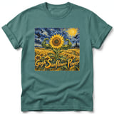 Gogh Sunflower Power ~ Comfort Colors Premium Tee thumbnail 8