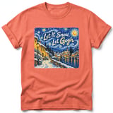 Let It Snow, Let Gogh ~ Comfort Colors Premium Tee thumbnail 4