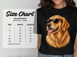 Cool Golden Retriever Tee thumbnail 5