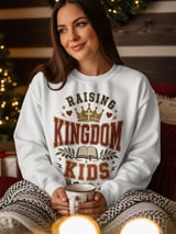 Raising Kingdom Kids Distressed Print for Christian Mom, Faith-Based Parent Gift, Religious Family Other thumbnail 18