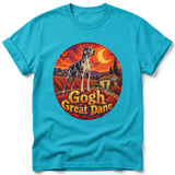 Gogh Great Dane ~ Comfort Colors Premium Tee thumbnail 5