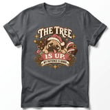 Tree Is Up Patience Down Pug Tee thumbnail 5