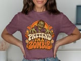 Pretend I'm A Zombie Tee thumbnail 2