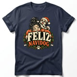 Feliz Navidog Dog Mom Tee thumbnail 3