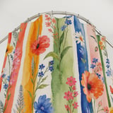 Painterly Meadow Stripe Shower Curtain thumbnail 6