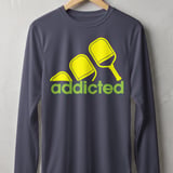 Pickleball Sport-Tek Long Sleeve Tee, addicted, Outdoor Performance UV Sun Shield Shirt for Players thumbnail 5