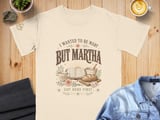 Martha Mary T-Shirt, Christian Woman Homemaker Shirt, Funny Bible Quote Tee, Rustic Faith Based Cottagecore Apparel Gift for Her thumbnail 1
