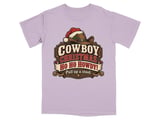 Cowboy Christmas Ho Ho Howdy Tee thumbnail 8