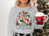 Just a Merry Goose Sweatshirt thumbnail 4