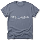 CRNA Anesthesia Steady Hands Tee thumbnail 4