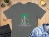 Take Me To The Beach T-Shirt, Palm Tree Vacation Tee, Summer Coastal Graphic Shirt, Tropical Aesthetic Gift thumbnail 9
