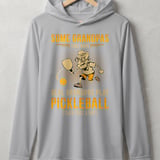 Pickleball Sport-Tek Performance Hood, Some Grandpas Take Naps Real Grandpas Play Pickleball (Then Take a Nap), Lightweight Hoodie thumbnail 6