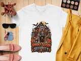 Spooky Season Security Pitbull Tee | Halloween Pittie Shirt | Pit Bull Mom Gift | Dog Lover Gift thumbnail 6