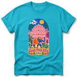 Gogh Pink City ~ Comfort Colors Premium Tee thumbnail 5