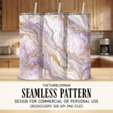 Lavender Marble Tumbler Digital Download, Gold Vein Marble Background, Floral Digital Paper, Junk Journal, Scrapbooking, Tumbler png thumbnail 2