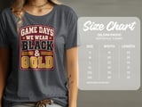 Game Days We Wear Black And Gold Tee or Sweatshirt thumbnail 14