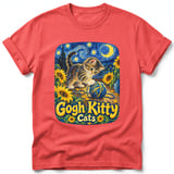 Gogh Kitty ~ Comfort Colors Premium Tee thumbnail 3