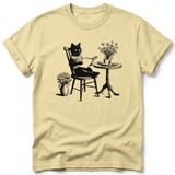 Cozy Bookish Cat Tee thumbnail 17