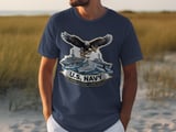 US Navy Eagle Anchor T-Shirt, Patriotic Military Veteran Gift, Naval Ships Honor Courage Commitment Apparel Tee thumbnail 4